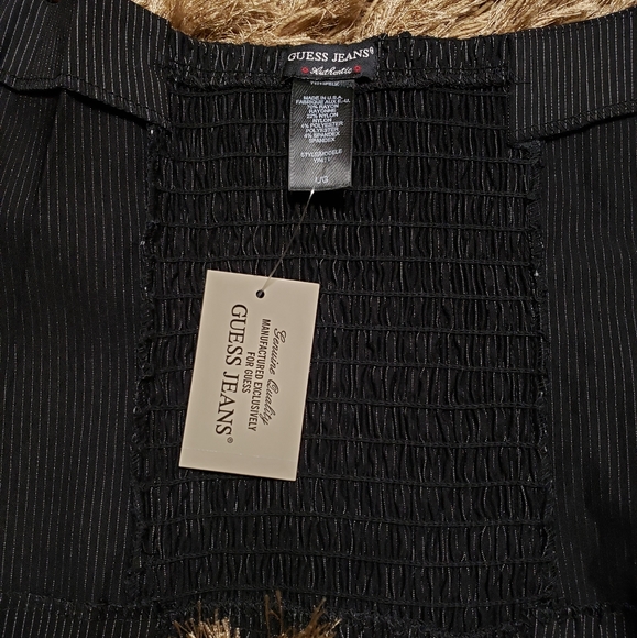 NWT Guess Jeans Stripe Overbust Corset, sz L - Picture 7 of 9